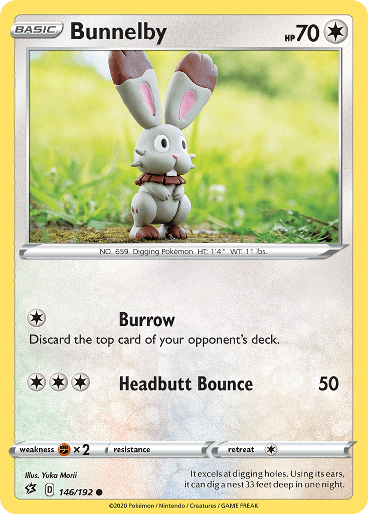 Bunnelby, kortbilde fra pokemontcg.io