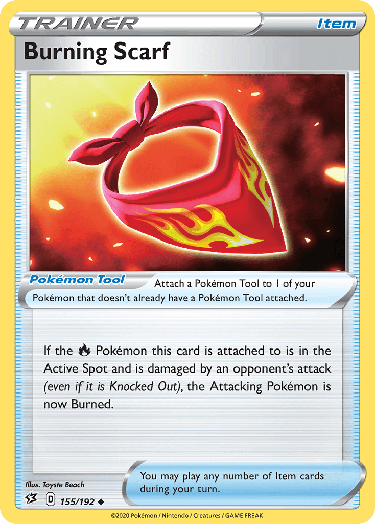 Burning Scarf, kortbilde fra pokemontcg.io