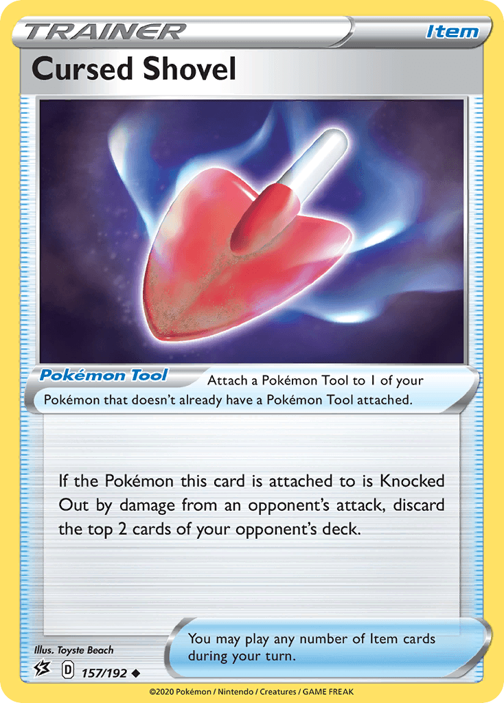 Cursed Shovel, kortbilde fra pokemontcg.io