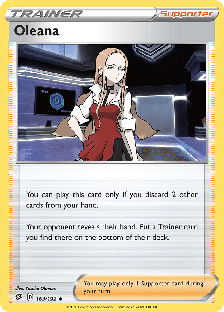 Oleana, kortbilde fra pokemontcg.io