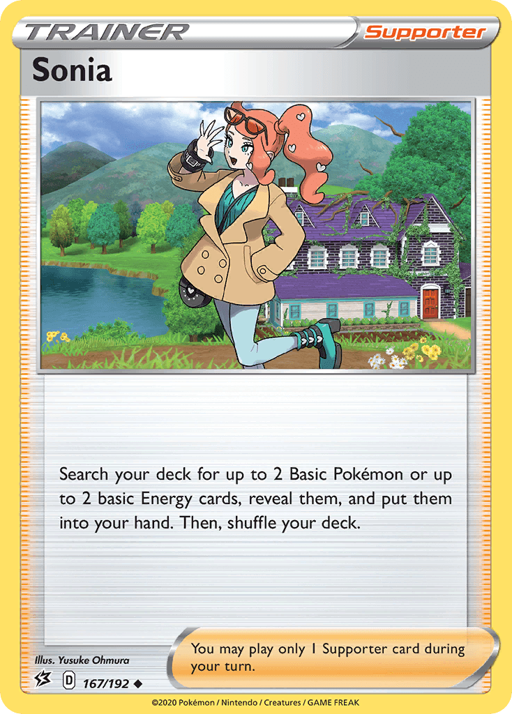 Sonia, kortbilde fra pokemontcg.io