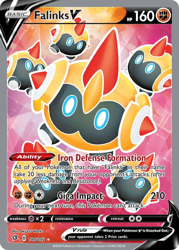Falinks V, kortbilde fra pokemontcg.io