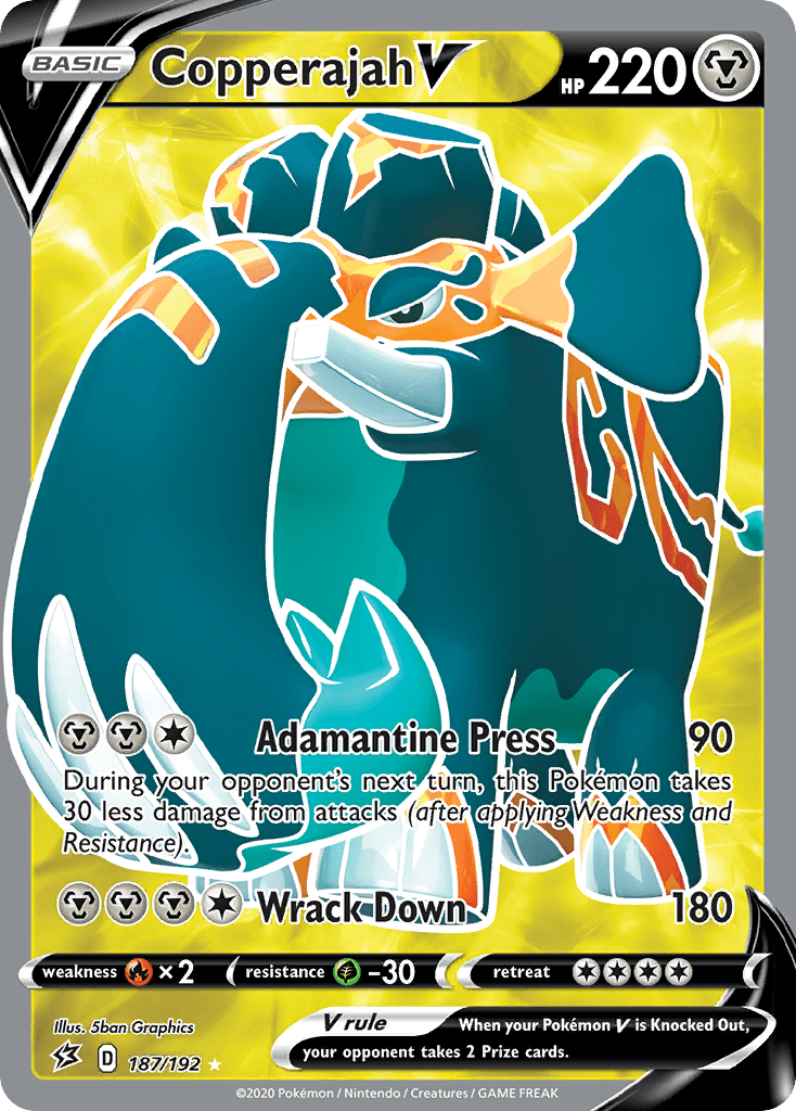 Copperajah V, kortbilde fra pokemontcg.io