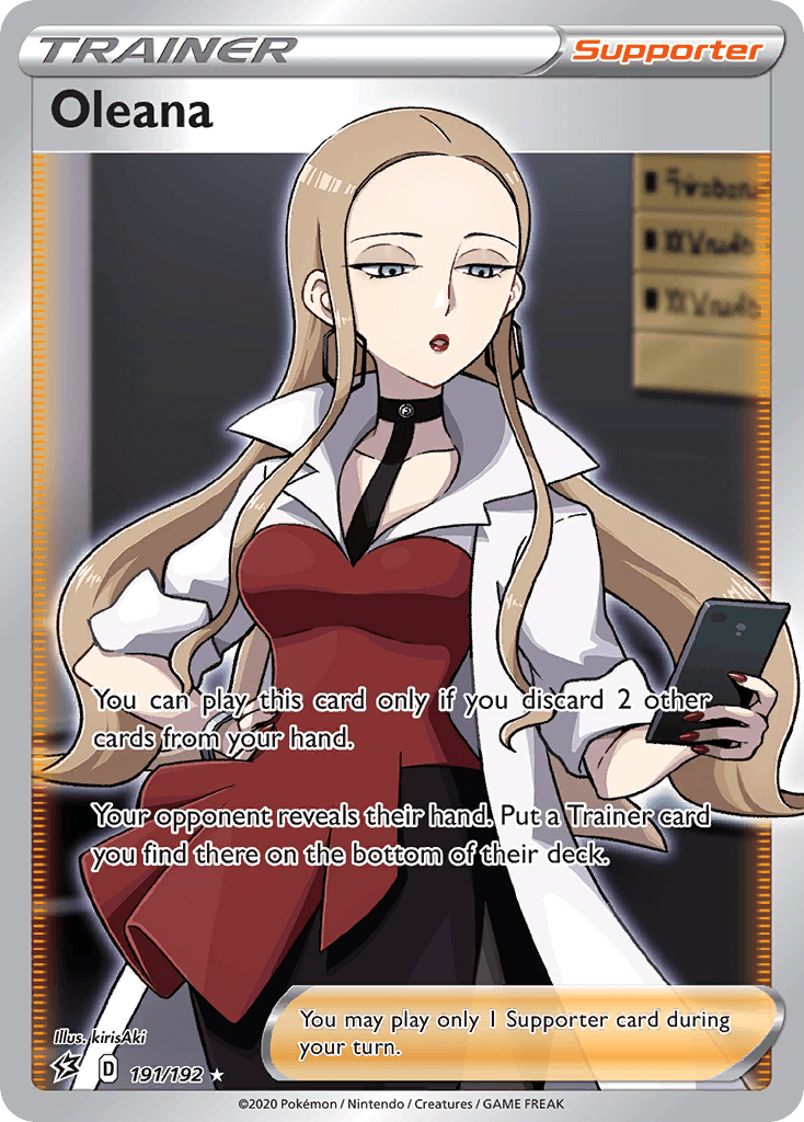 Oleana, kortbilde fra pokemontcg.io