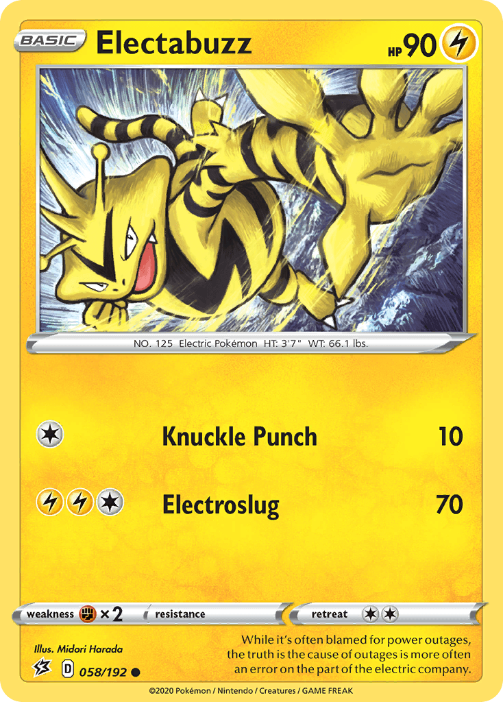 Electabuzz, kortbilde fra pokemontcg.io