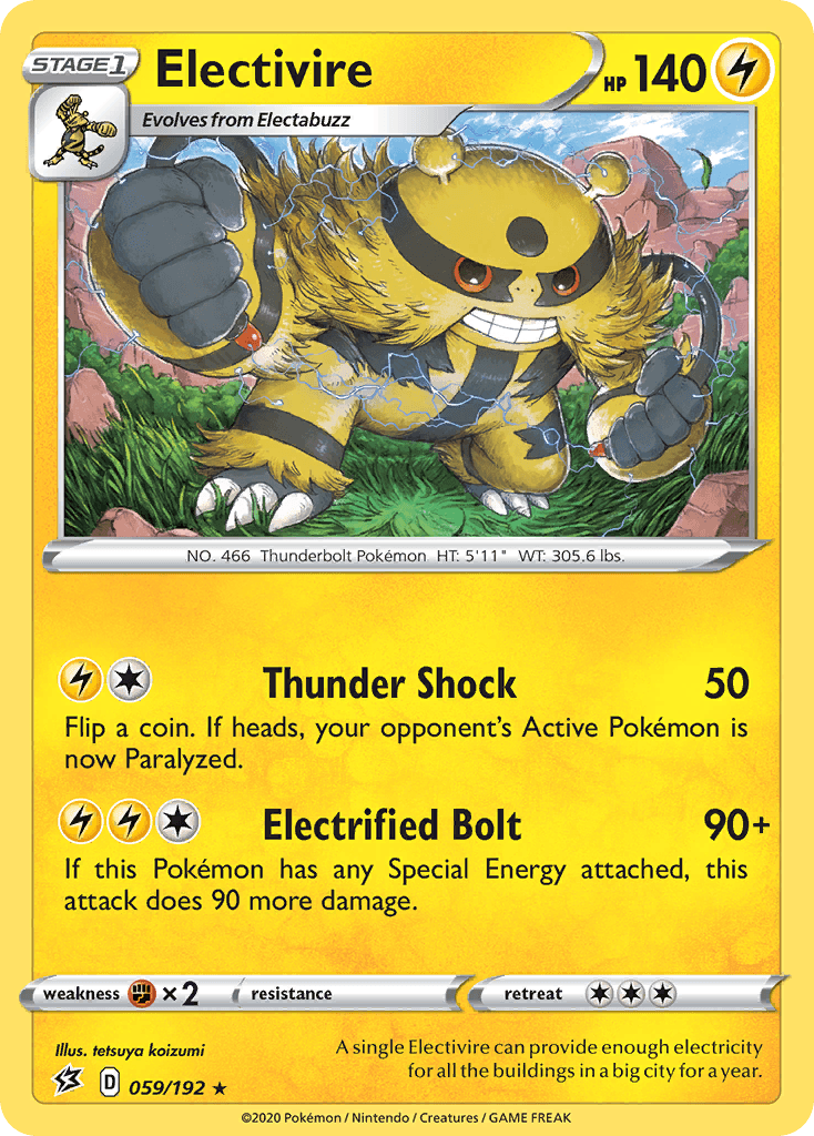 Electivire, kortbilde fra pokemontcg.io