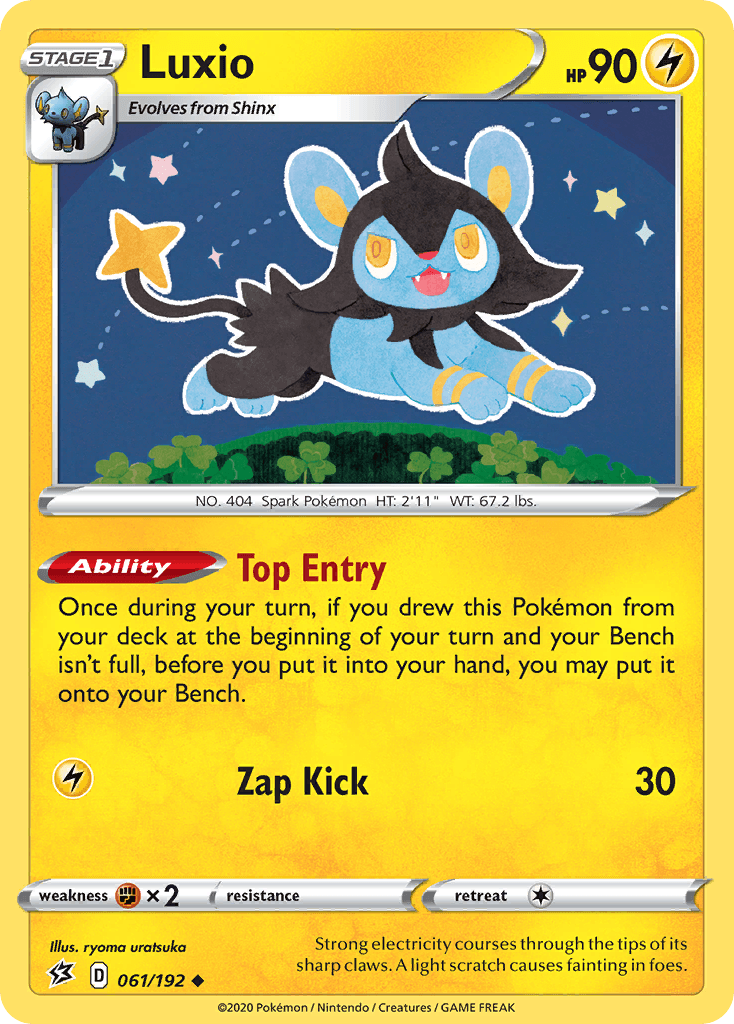 Luxio, kortbilde fra pokemontcg.io