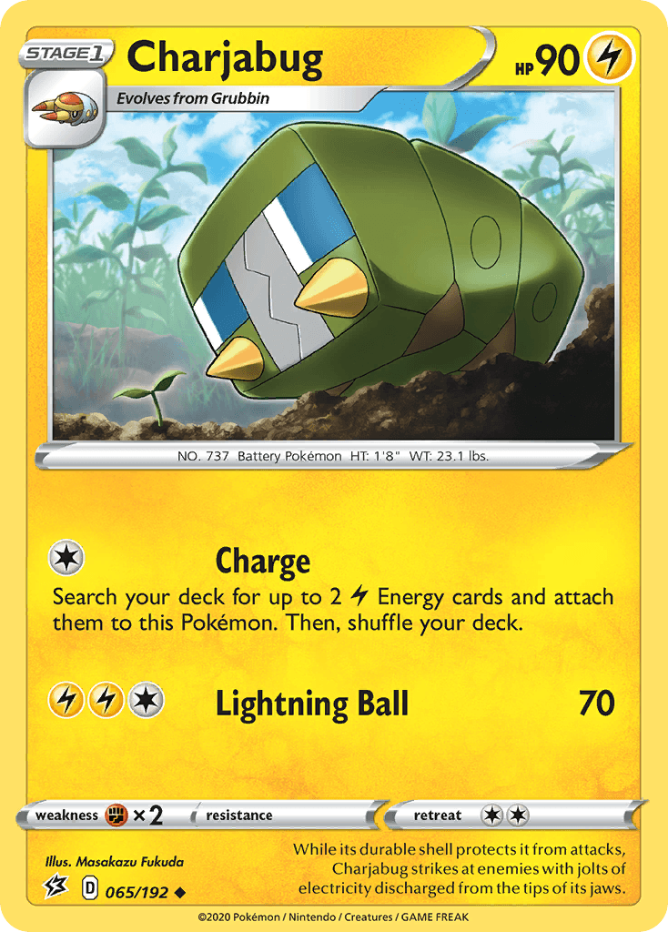 Charjabug, kortbilde fra pokemontcg.io