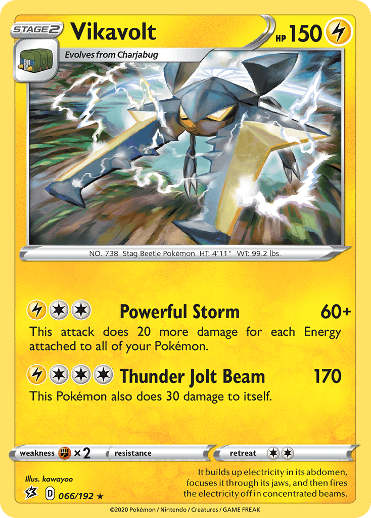 Vikavolt, kortbilde fra pokemontcg.io