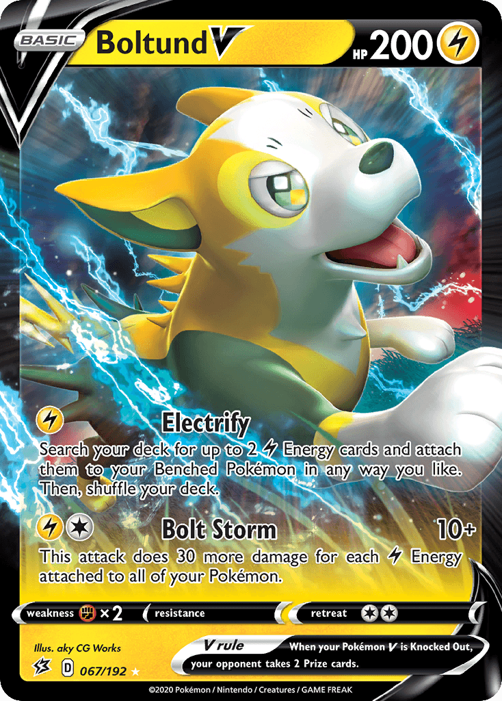 Boltund V, kortbilde fra pokemontcg.io