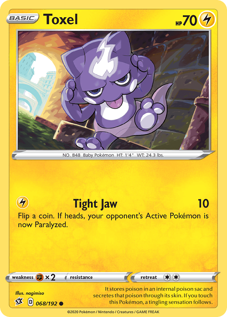 Toxel, kortbilde fra pokemontcg.io