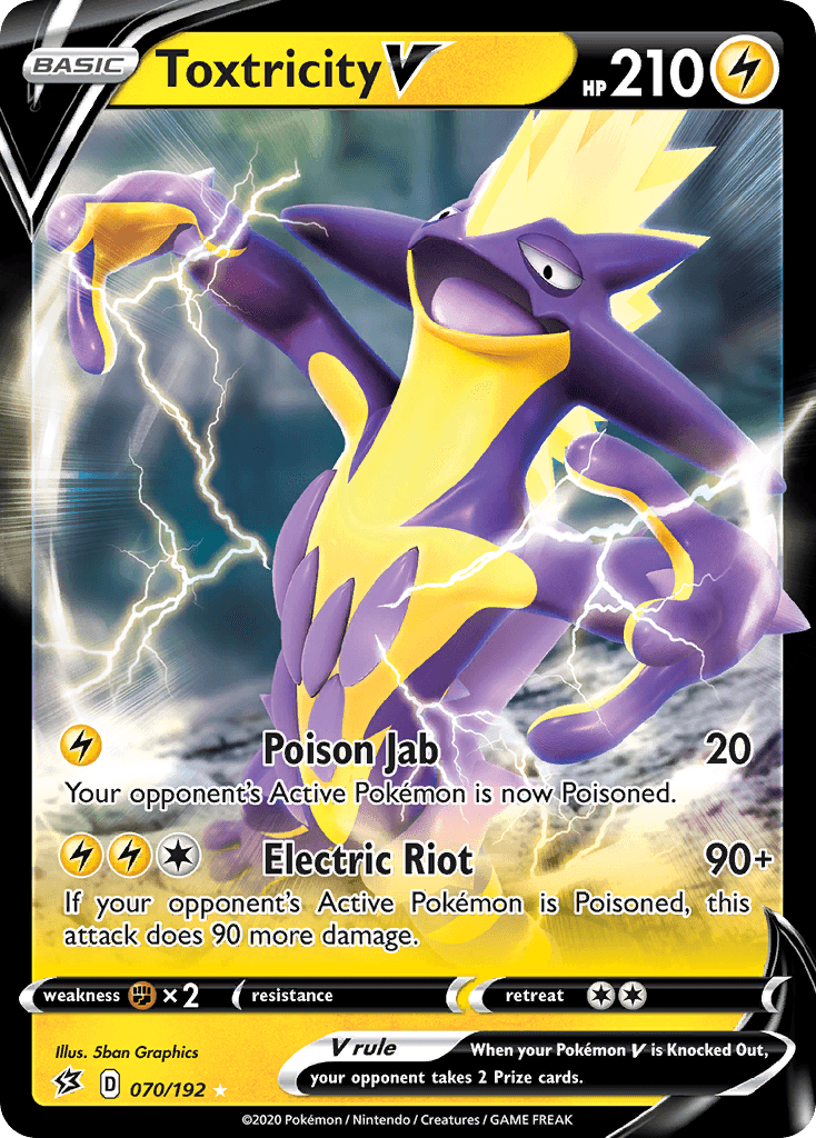 Toxtricity V, kortbilde fra pokemontcg.io