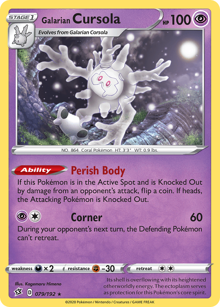 Galarian Cursola, kortbilde fra pokemontcg.io