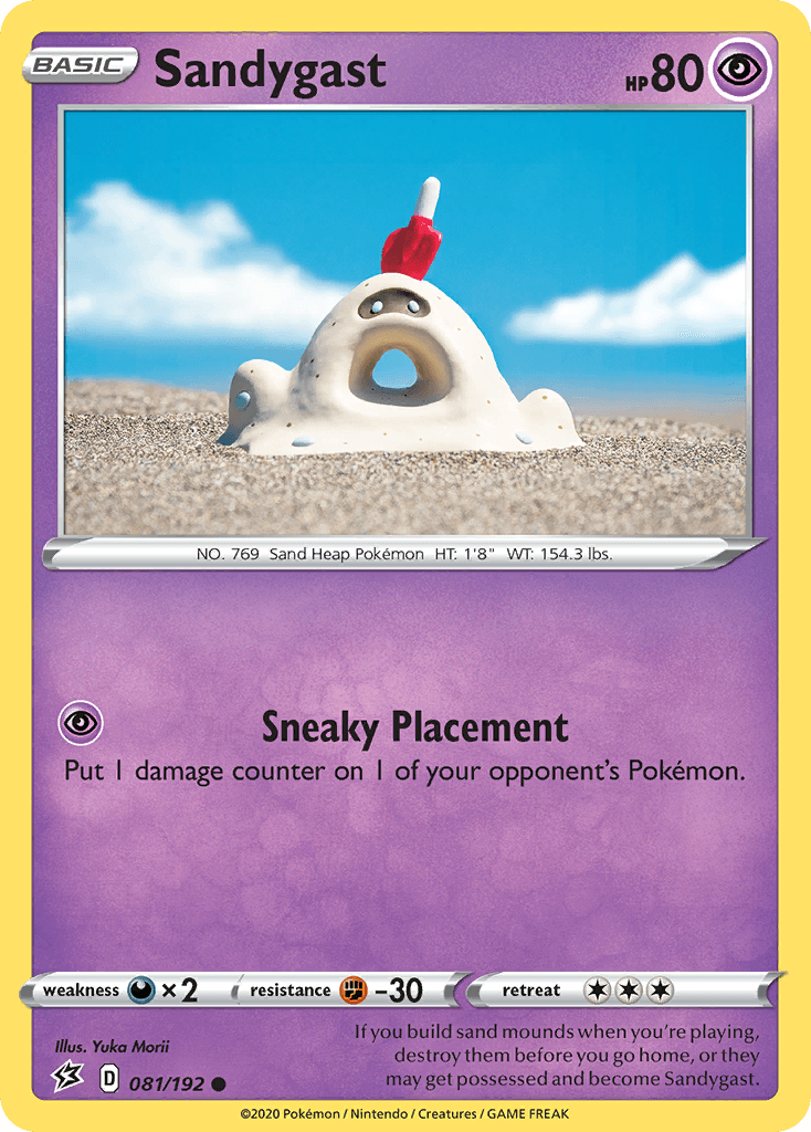 Sandygast, kortbilde fra pokemontcg.io