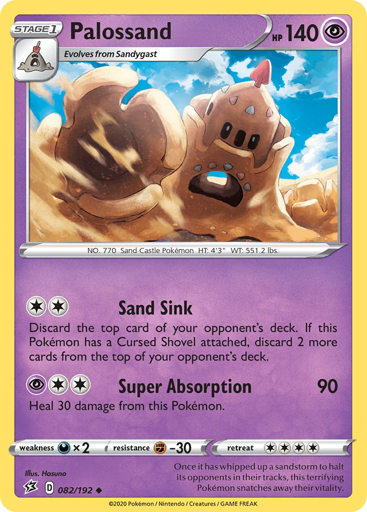 Palossand, kortbilde fra pokemontcg.io