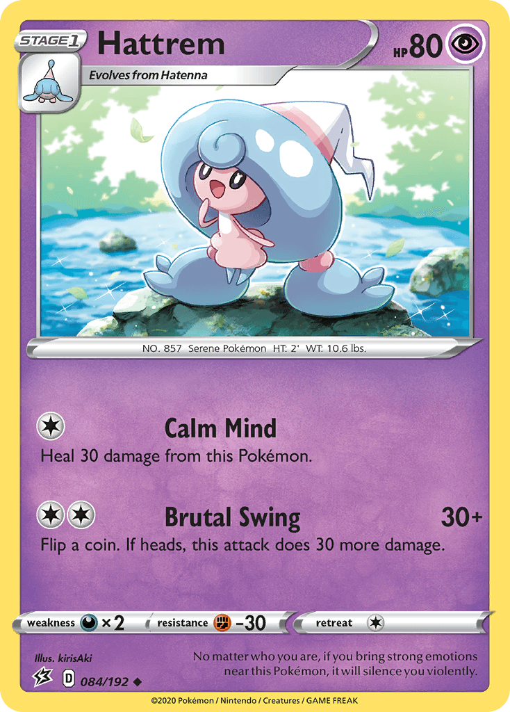 Hattrem, kortbilde fra pokemontcg.io