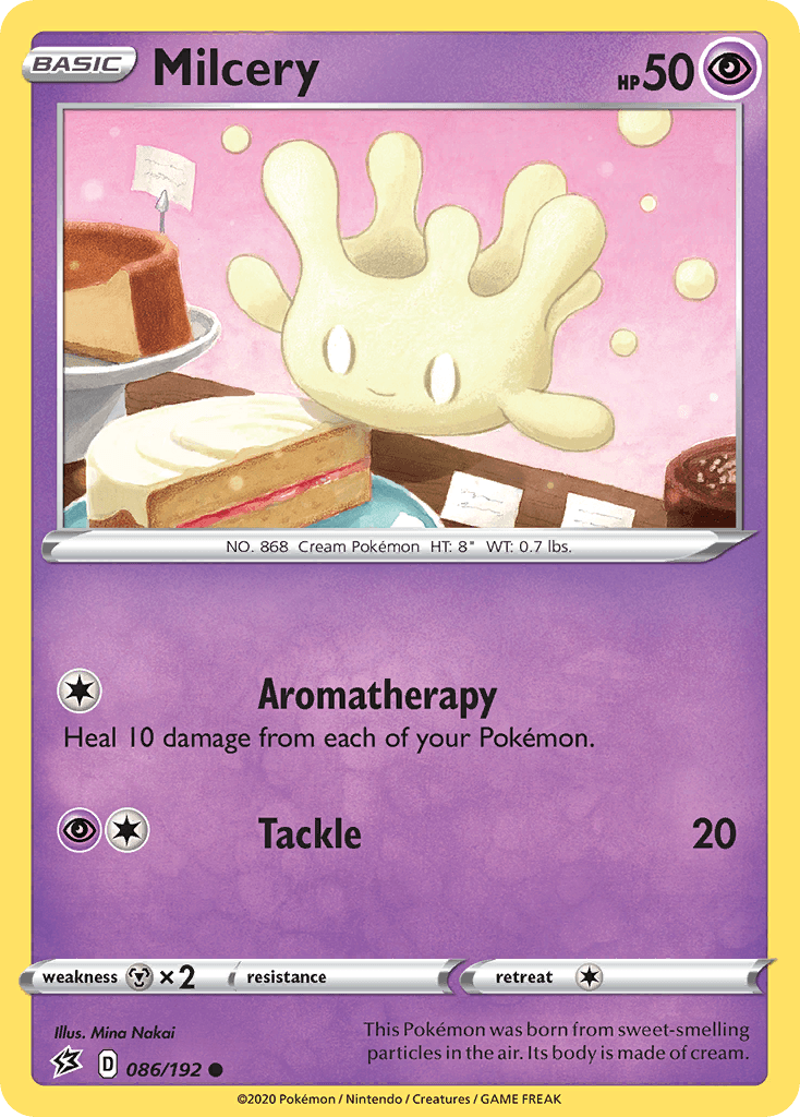 Milcery, kortbilde fra pokemontcg.io