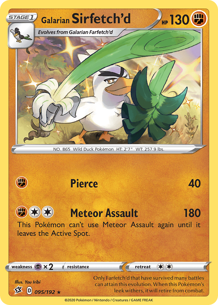 Galarian Sirfetch'd, kortbilde fra pokemontcg.io