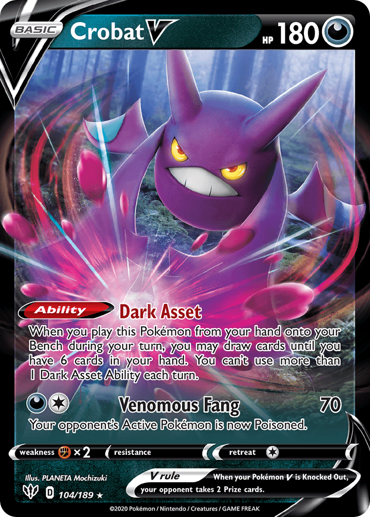 Crobat V, kortbilde fra pokemontcg.io