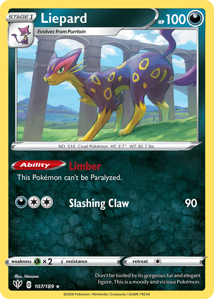 Liepard, kortbilde fra pokemontcg.io