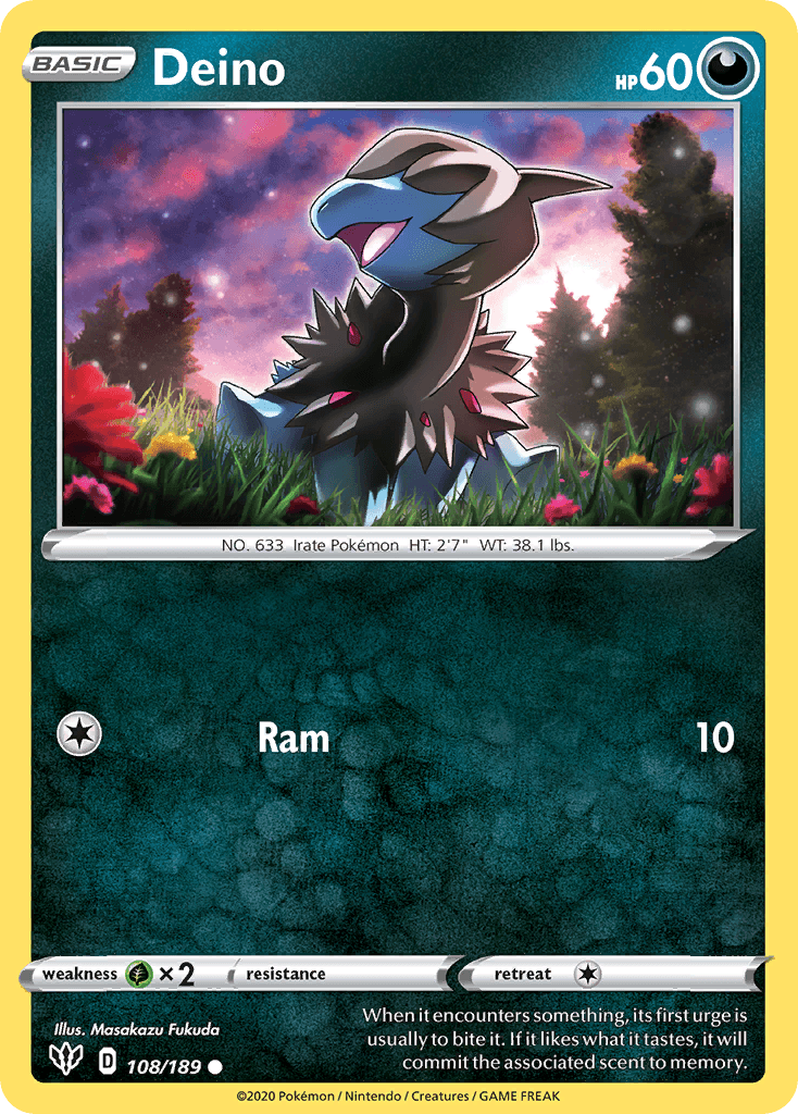 Deino, kortbilde fra pokemontcg.io