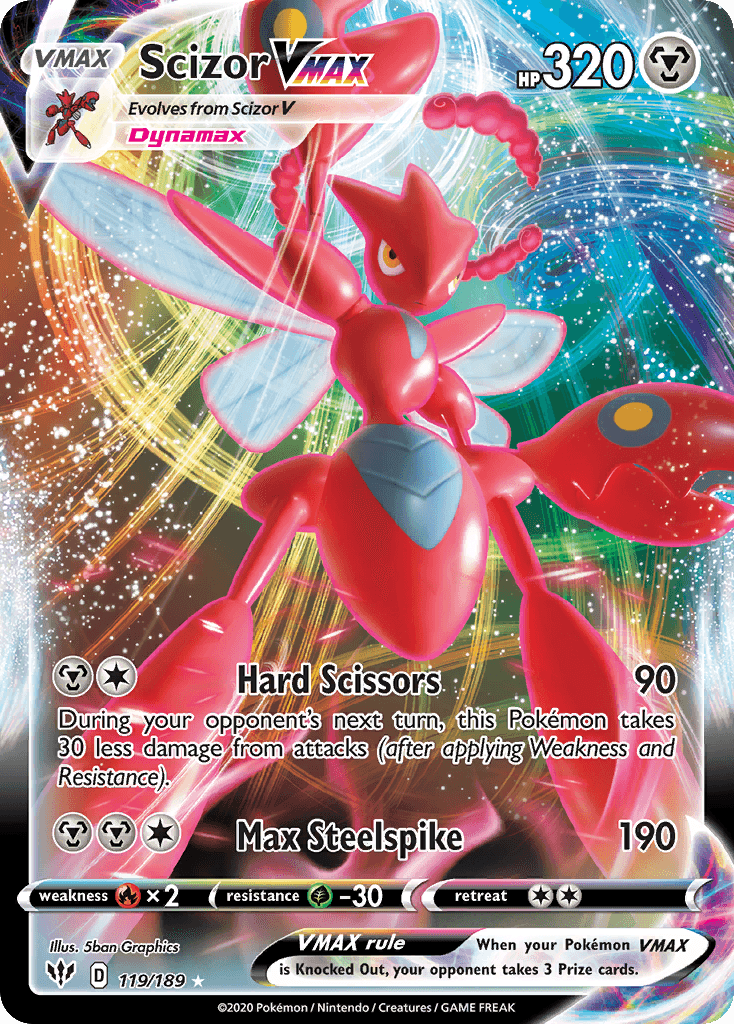 Scizor VMAX, kortbilde fra pokemontcg.io