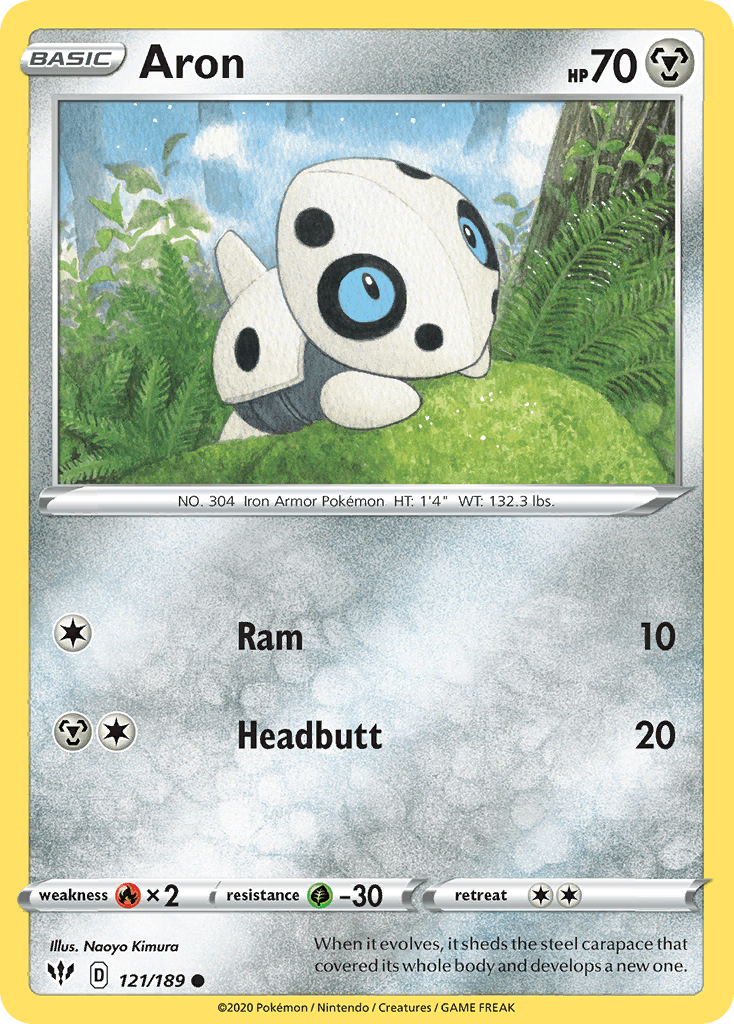 Aron, kortbilde fra pokemontcg.io