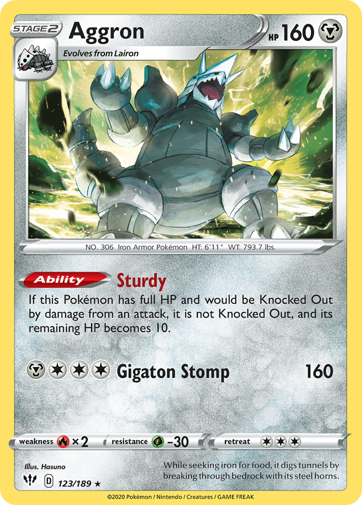 Aggron, kortbilde fra pokemontcg.io
