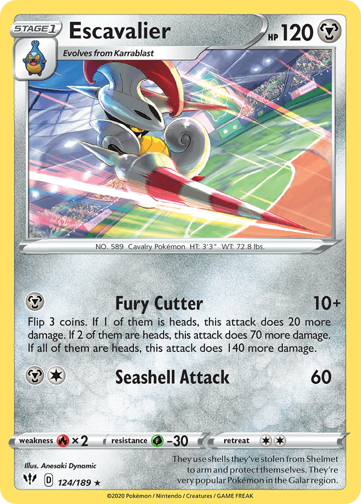 Escavalier, kortbilde fra pokemontcg.io