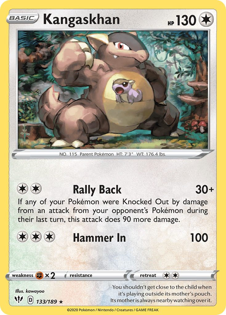 Kangaskhan, kortbilde fra pokemontcg.io