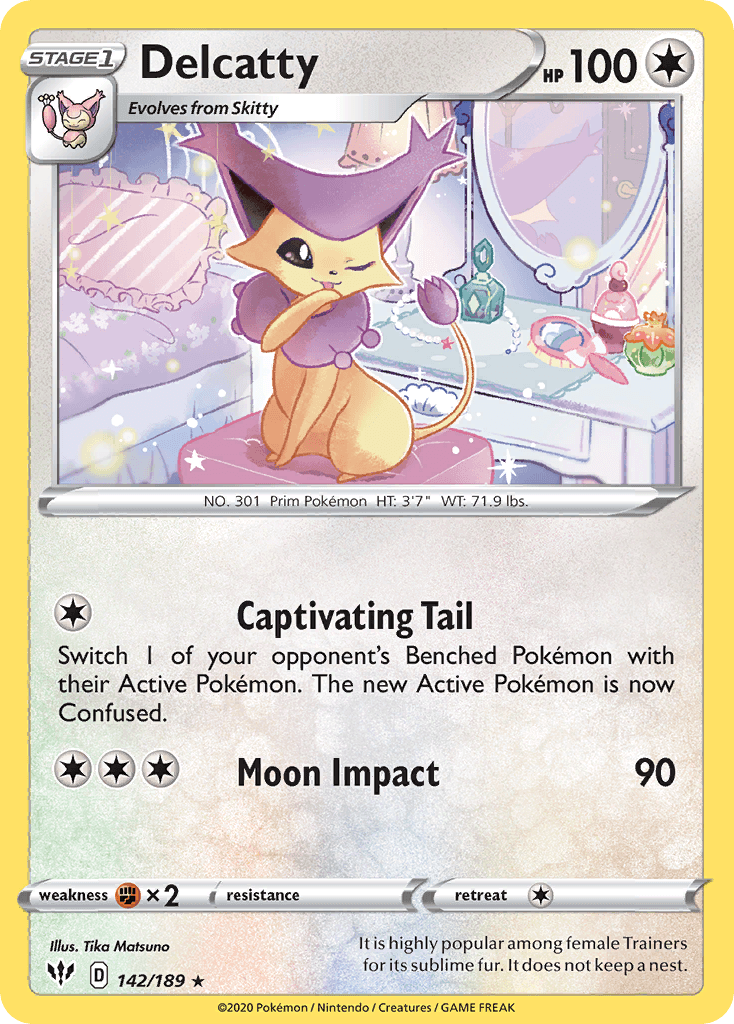 Delcatty, kortbilde fra pokemontcg.io
