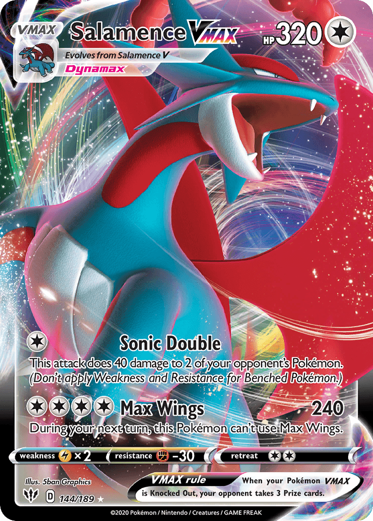 Salamence VMAX, kortbilde fra pokemontcg.io