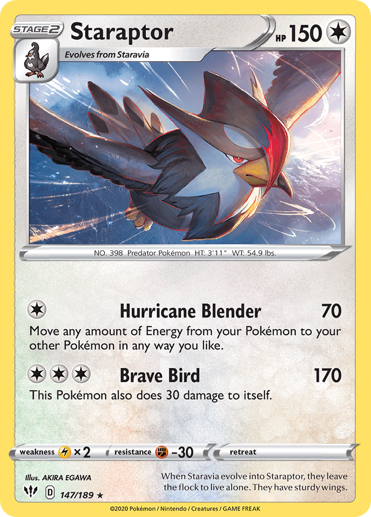 Staraptor, kortbilde fra pokemontcg.io