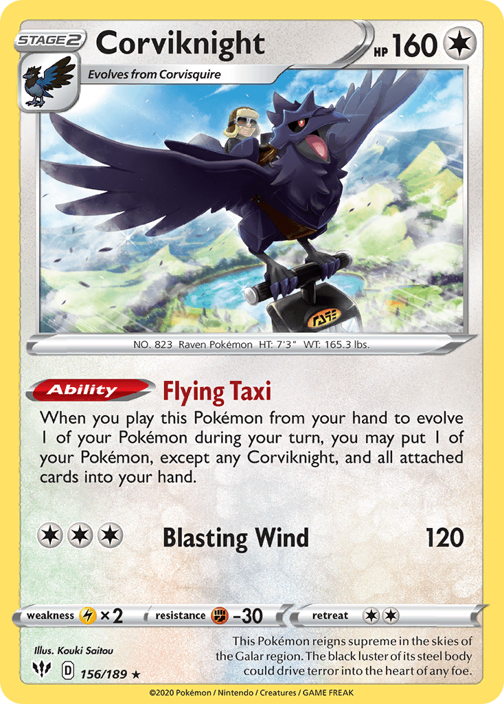 Corviknight, kortbilde fra pokemontcg.io
