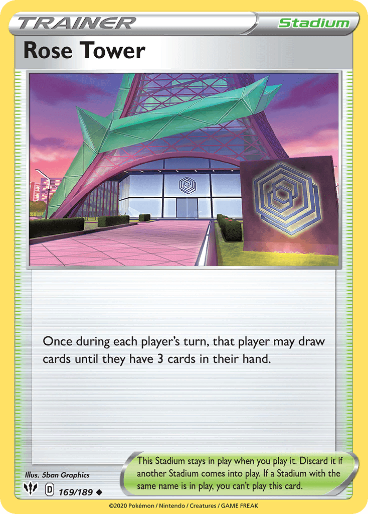 Rose Tower, kortbilde fra pokemontcg.io