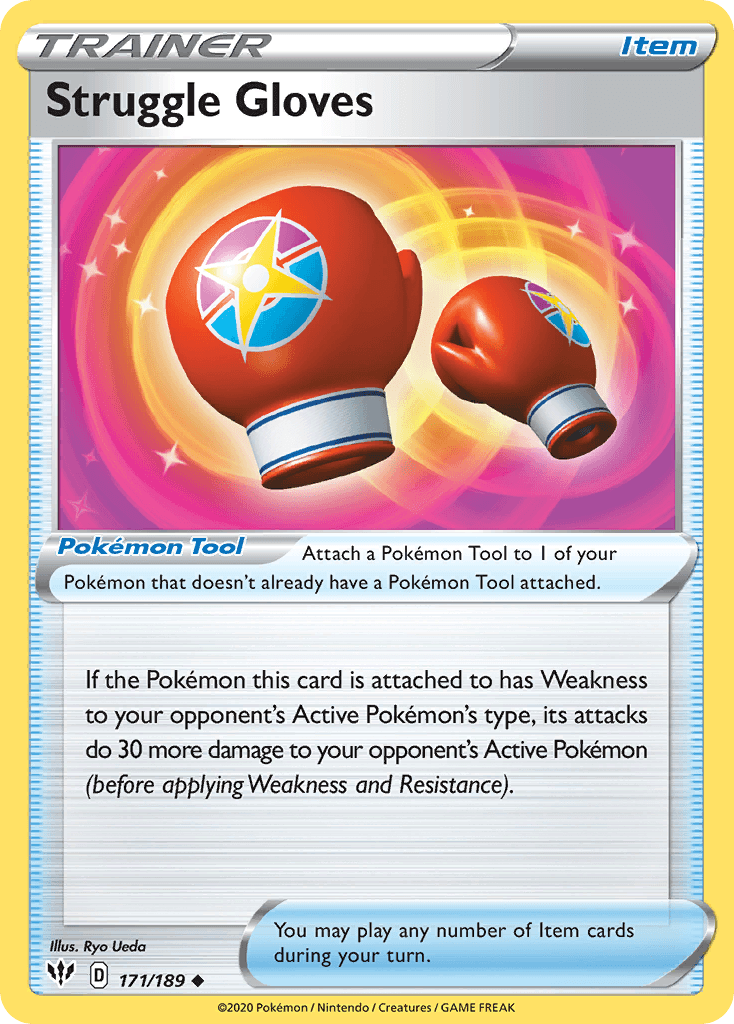 Struggle Gloves, kortbilde fra pokemontcg.io