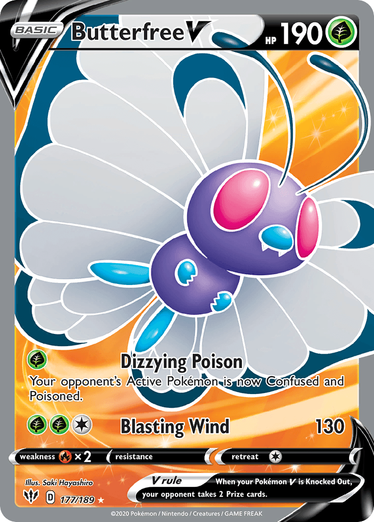 Butterfree V, kortbilde fra pokemontcg.io