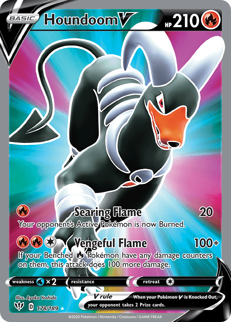 Houndoom V, kortbilde fra pokemontcg.io