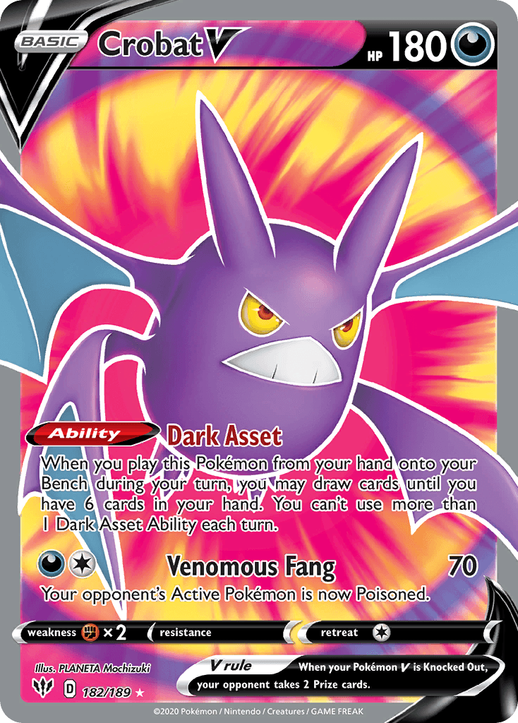 Crobat V, kortbilde fra pokemontcg.io