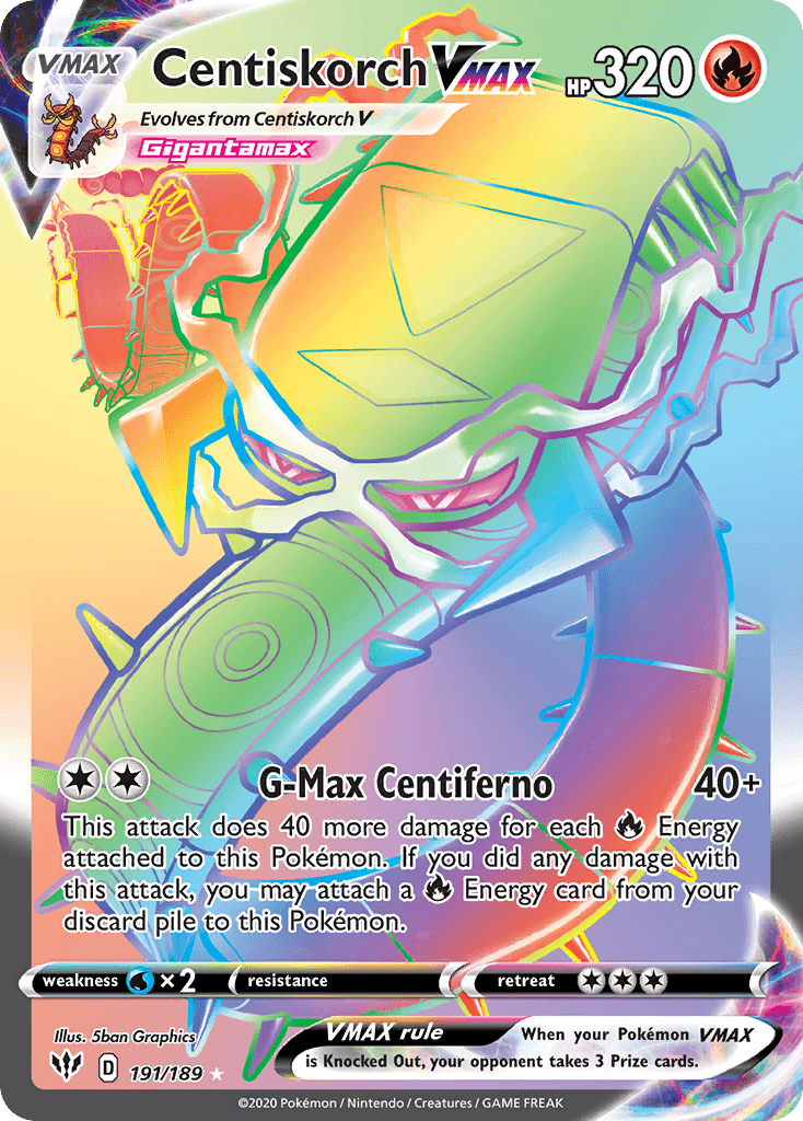 Centiskorch VMAX, kortbilde fra pokemontcg.io