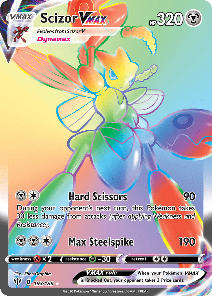 Scizor VMAX, kortbilde fra pokemontcg.io