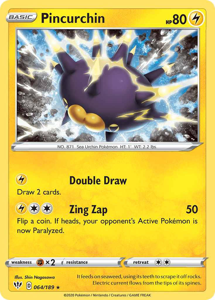 Pincurchin, kortbilde fra pokemontcg.io