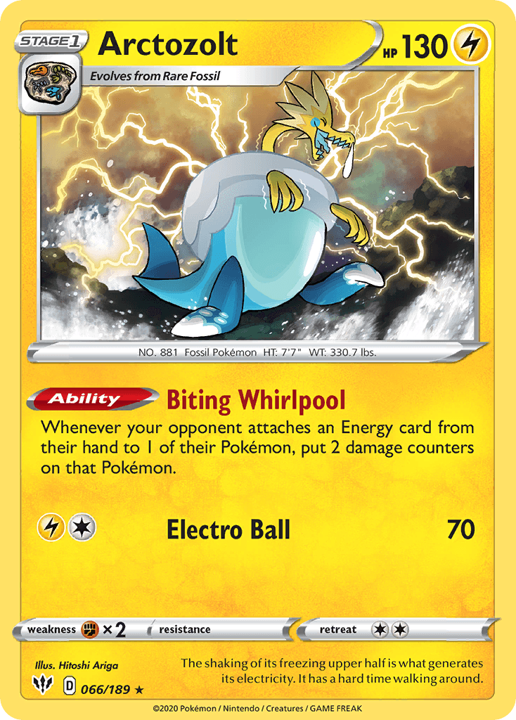Arctozolt, kortbilde fra pokemontcg.io