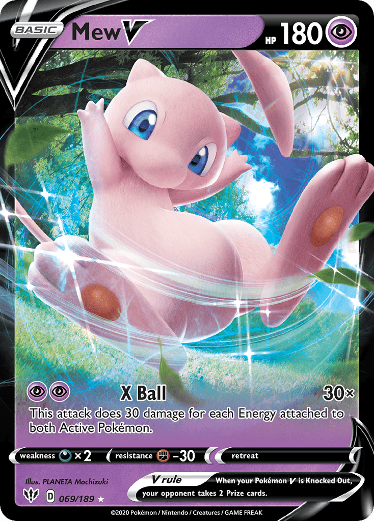 Mew V, kortbilde fra pokemontcg.io