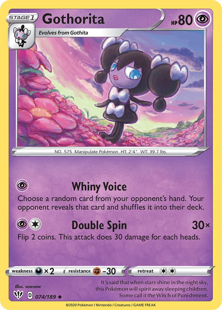 Gothorita, kortbilde fra pokemontcg.io