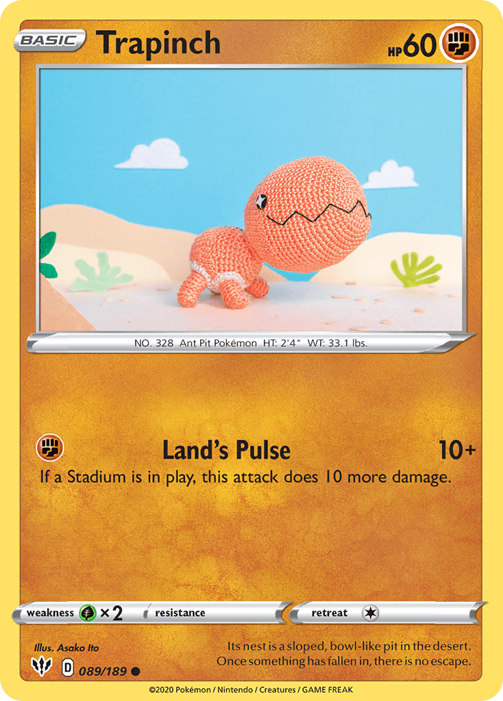 Trapinch, kortbilde fra pokemontcg.io