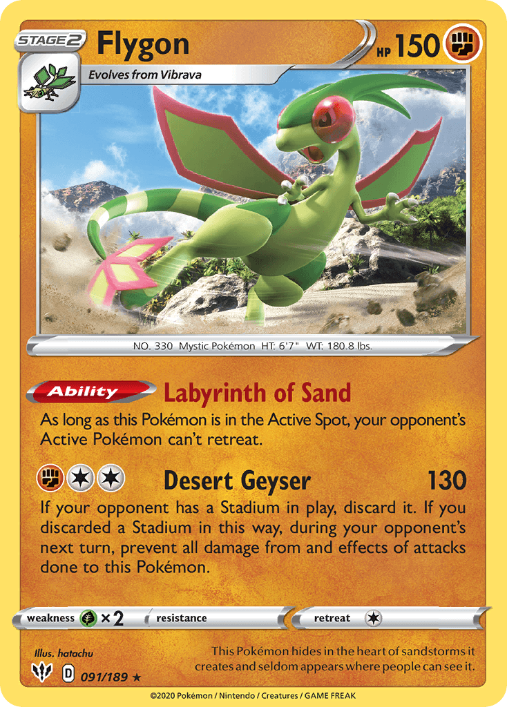 Flygon, kortbilde fra pokemontcg.io