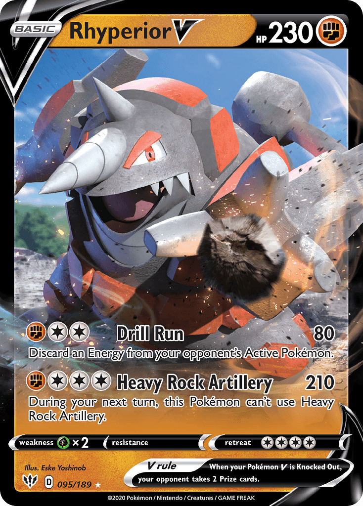 Rhyperior V, kortbilde fra pokemontcg.io