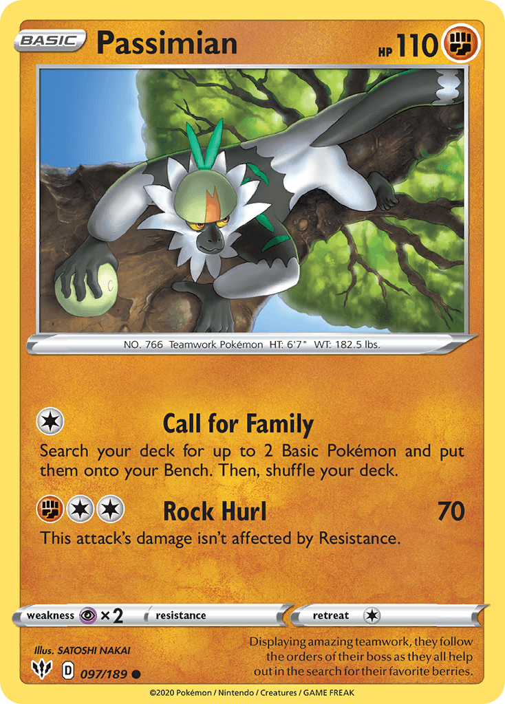 Passimian, kortbilde fra pokemontcg.io