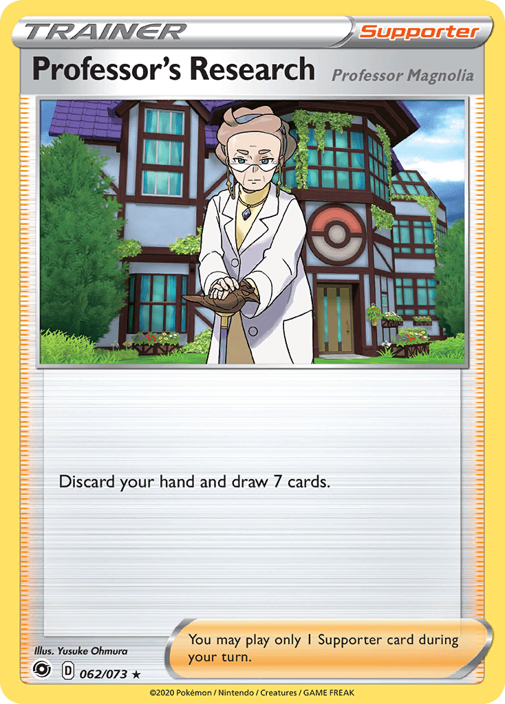 Professor's Research (Professor Magnolia), kortbilde fra pokemontcg.io